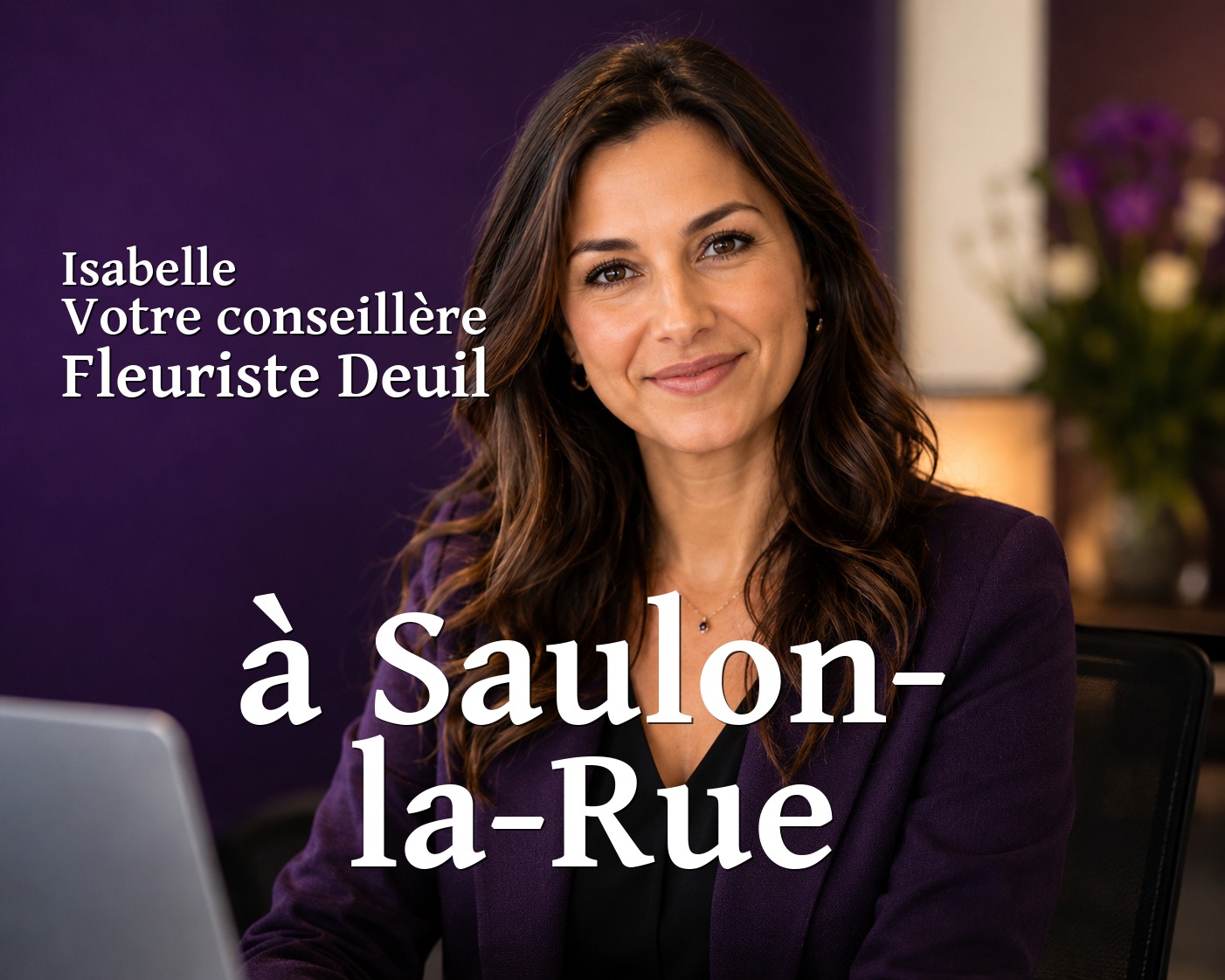 Isabelle, votre conseillère Fleuriste Deuil à Saulon-la-Rue