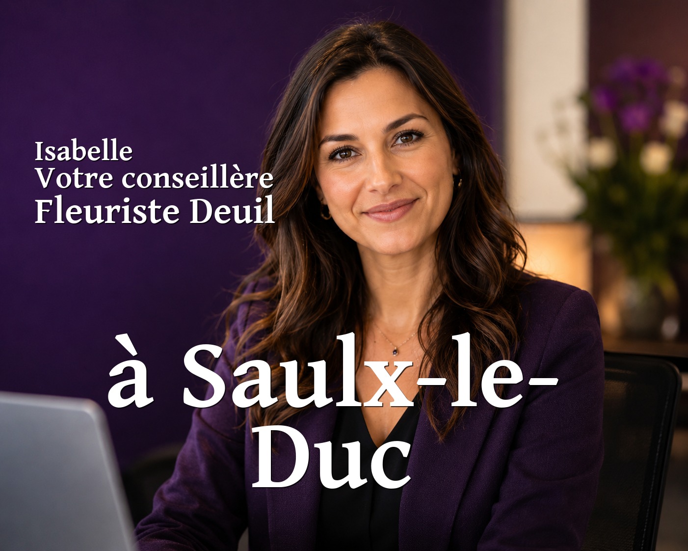 Isabelle, votre conseillère Fleuriste Deuil à Saulx-le-Duc