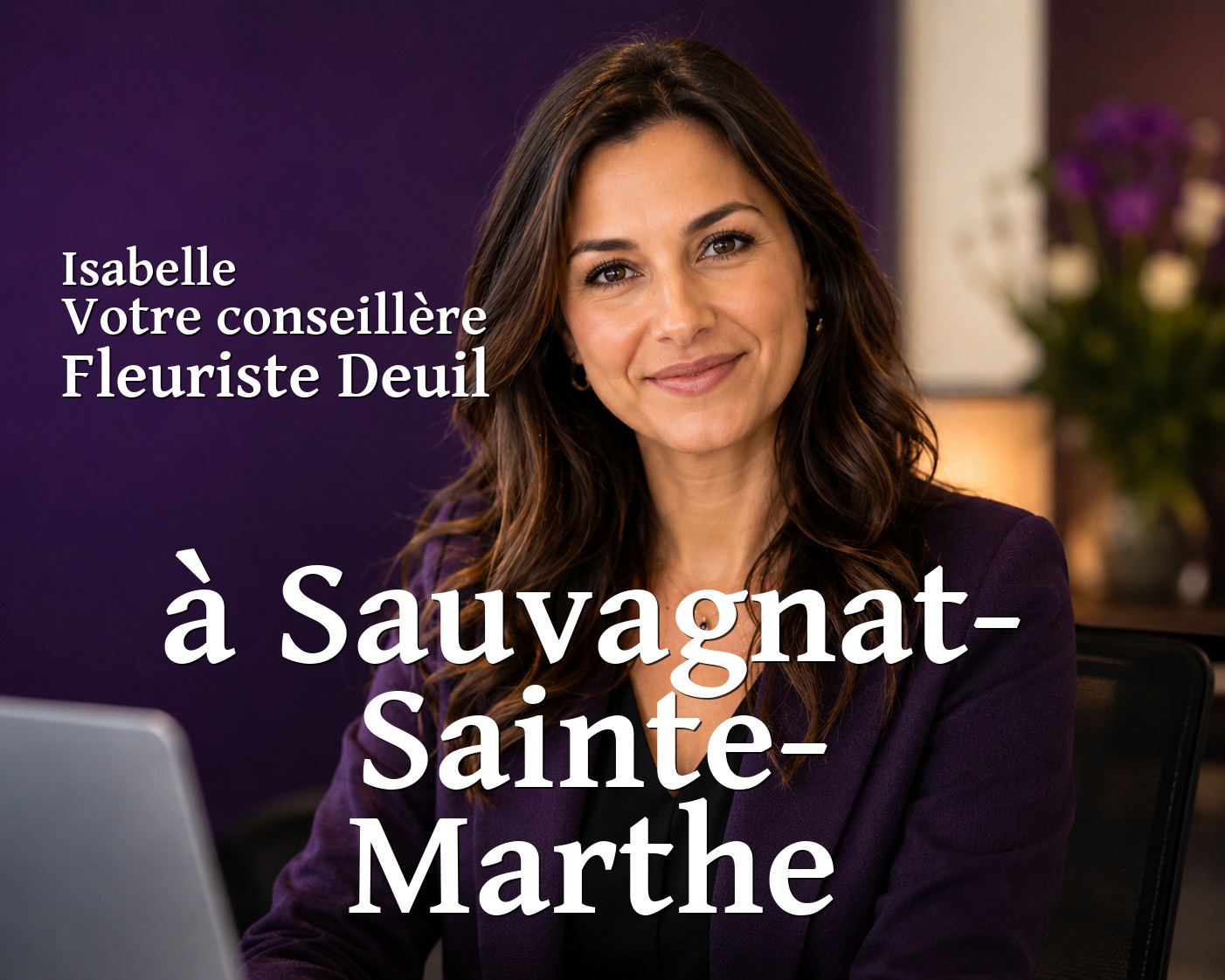 Isabelle, votre conseillère Fleuriste Deuil à Sauvagnat-Sainte-Marthe