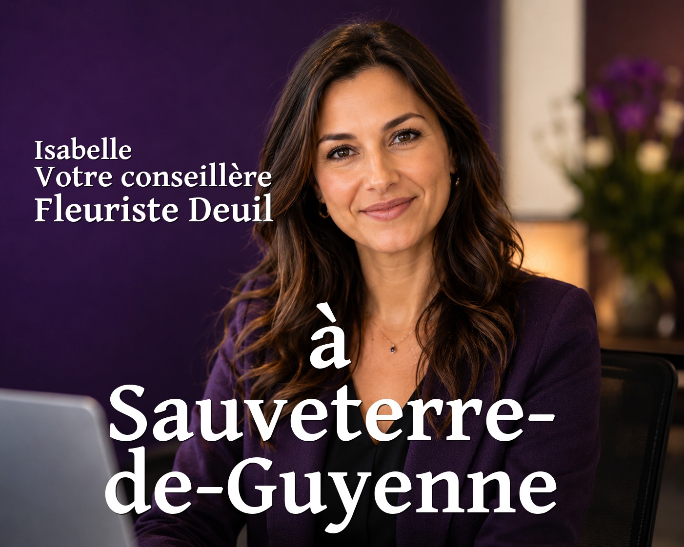 Isabelle, votre conseillère Fleuriste Deuil à Sauveterre-de-Guyenne