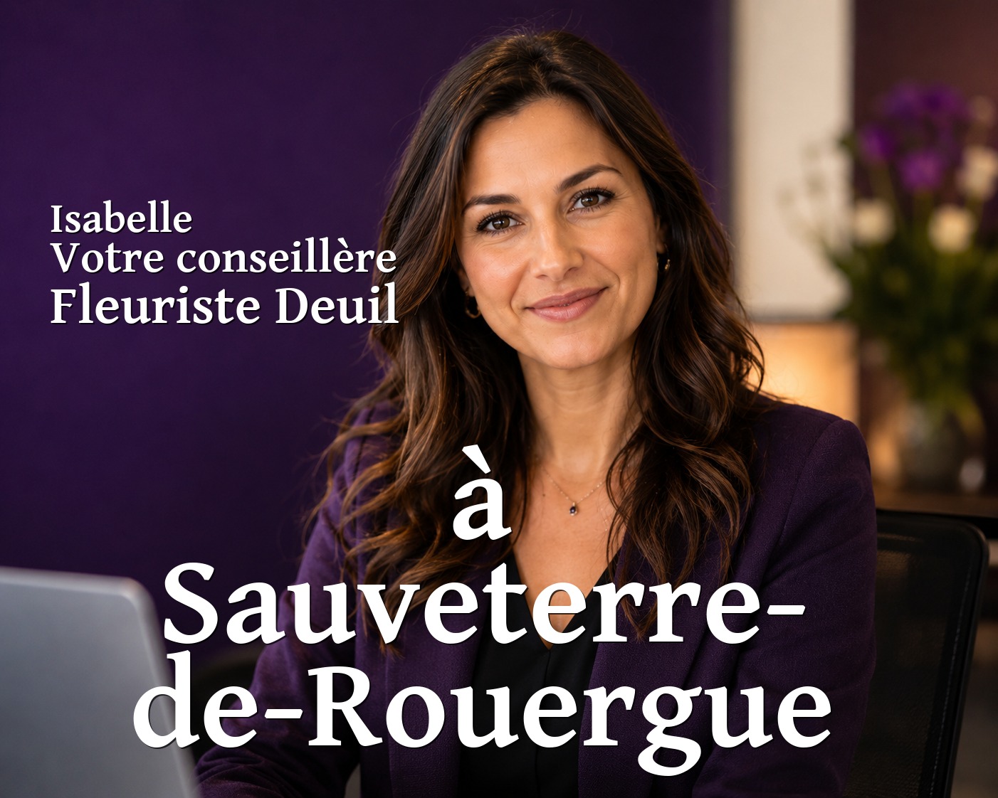 Isabelle, votre conseillère Fleuriste Deuil à Sauveterre-de-Rouergue