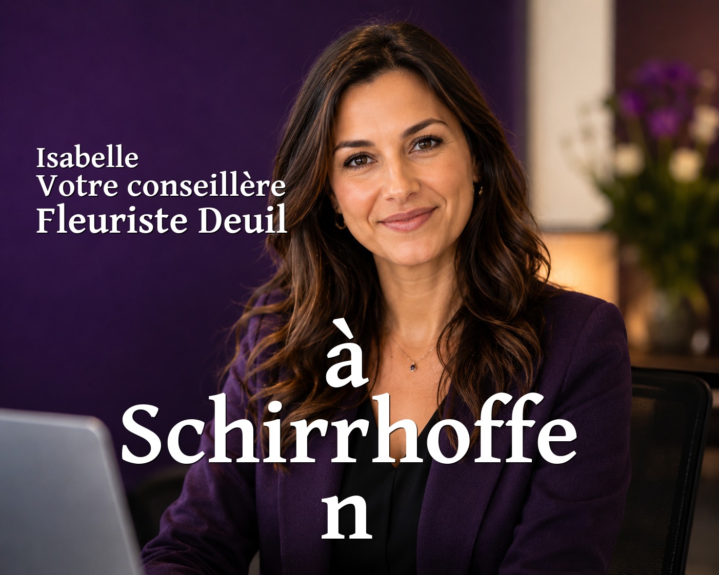 Isabelle, votre conseillère Fleuriste Deuil à Schirrhoffen