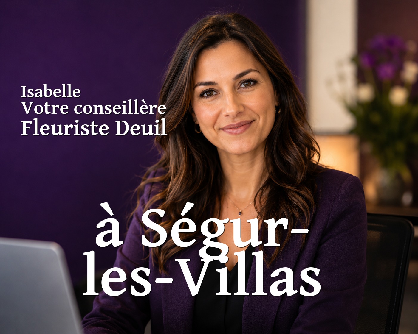 Isabelle, votre conseillère Fleuriste Deuil à Ségur-les-Villas