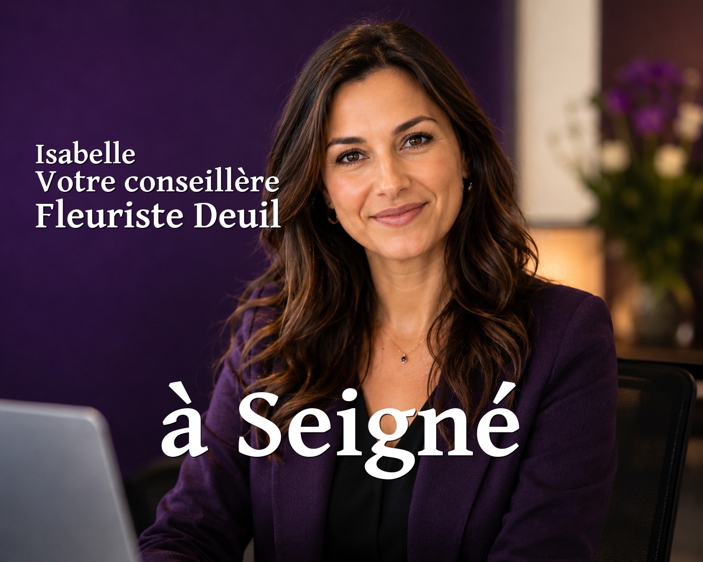 Isabelle, votre conseillère Fleuriste Deuil à Seigné