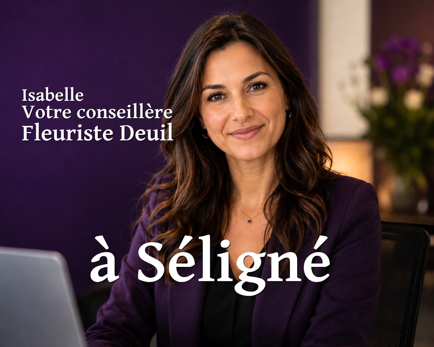 Isabelle, votre conseillère Fleuriste Deuil à Séligné