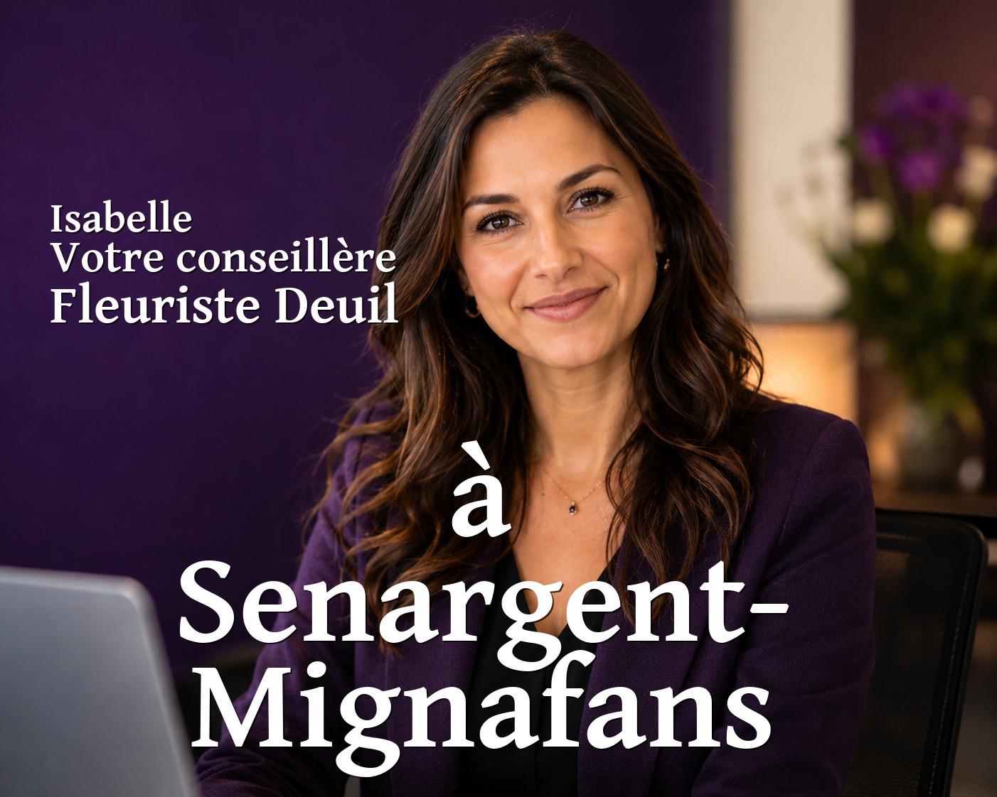 Isabelle, votre conseillère Fleuriste Deuil à Senargent-Mignafans
