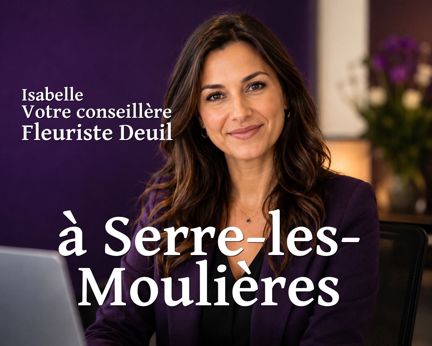 Isabelle, votre conseillère Fleuriste Deuil à Serre-les-Moulières