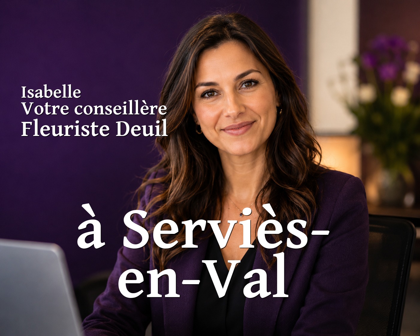 Isabelle, votre conseillère Fleuriste Deuil à Serviès-en-Val