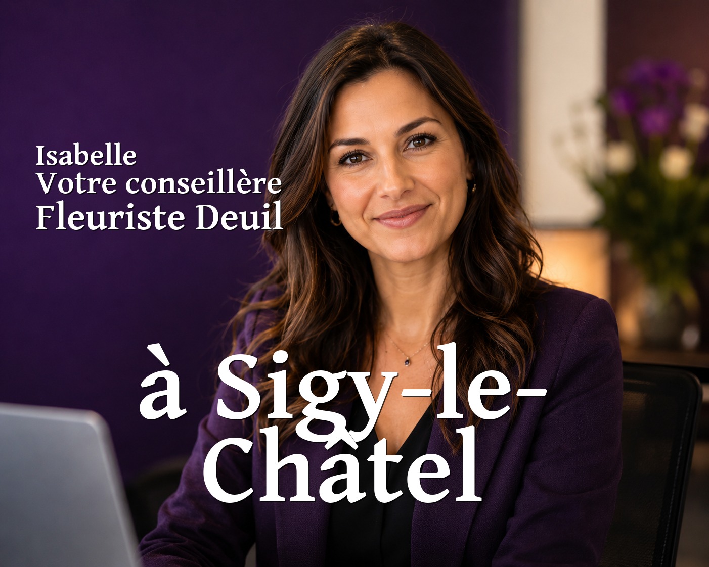 Isabelle, votre conseillère Fleuriste Deuil à Sigy-le-Châtel