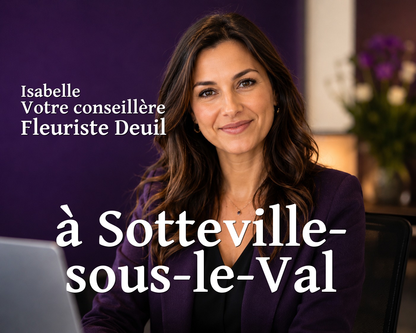 Isabelle, votre conseillère Fleuriste Deuil à Sotteville-sous-le-Val