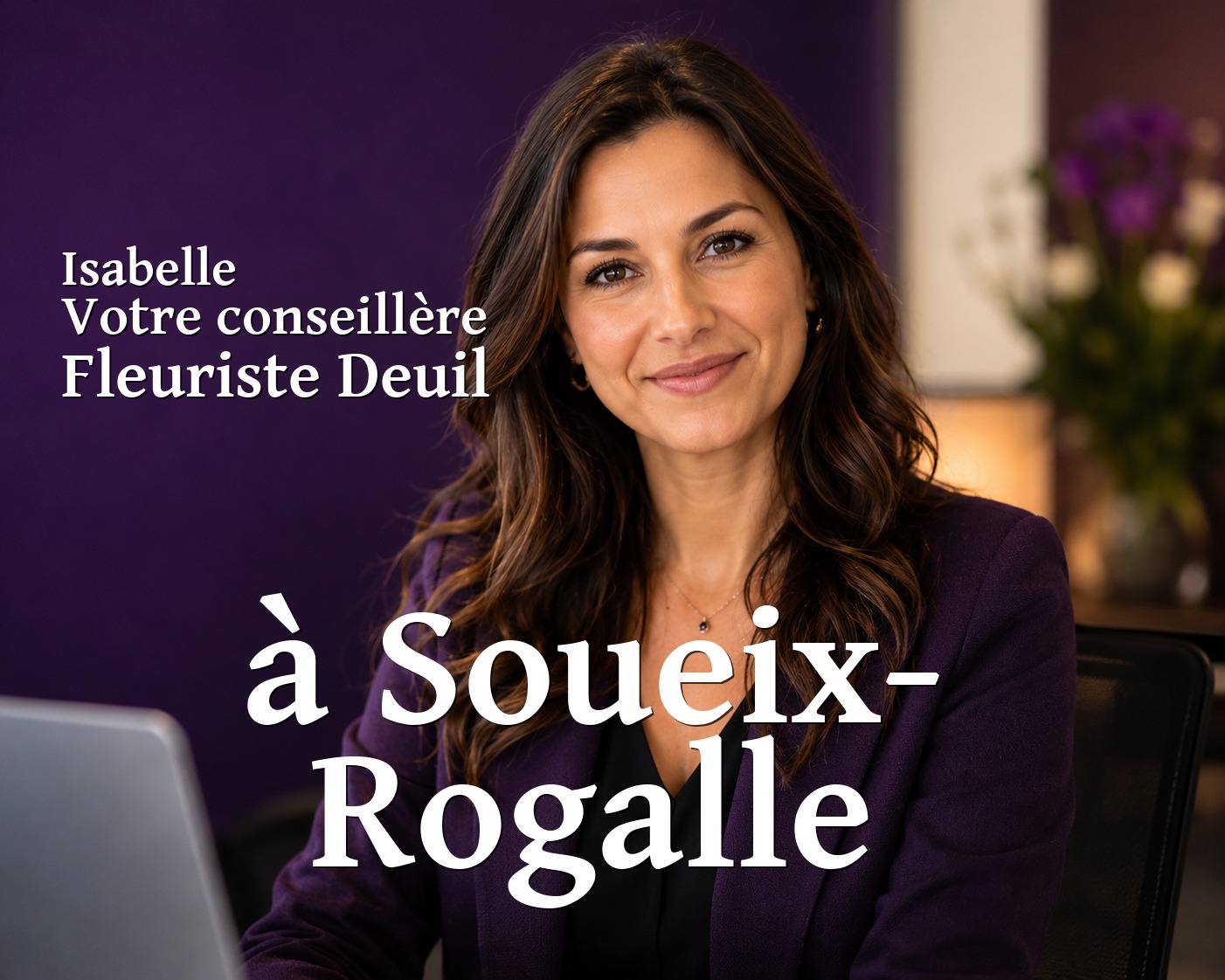 Isabelle, votre conseillère Fleuriste Deuil à Soueix-Rogalle