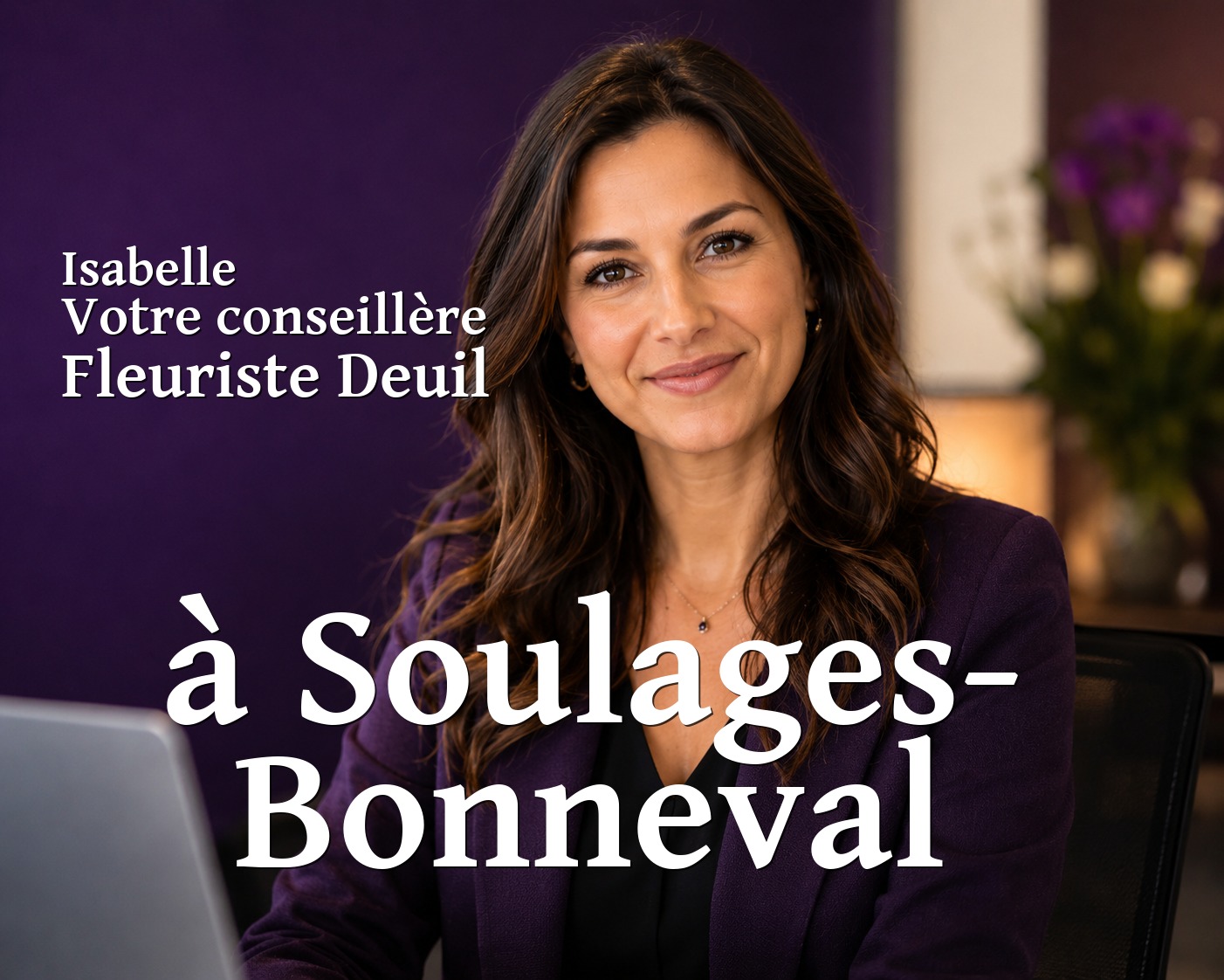Isabelle, votre conseillère Fleuriste Deuil à Soulages-Bonneval