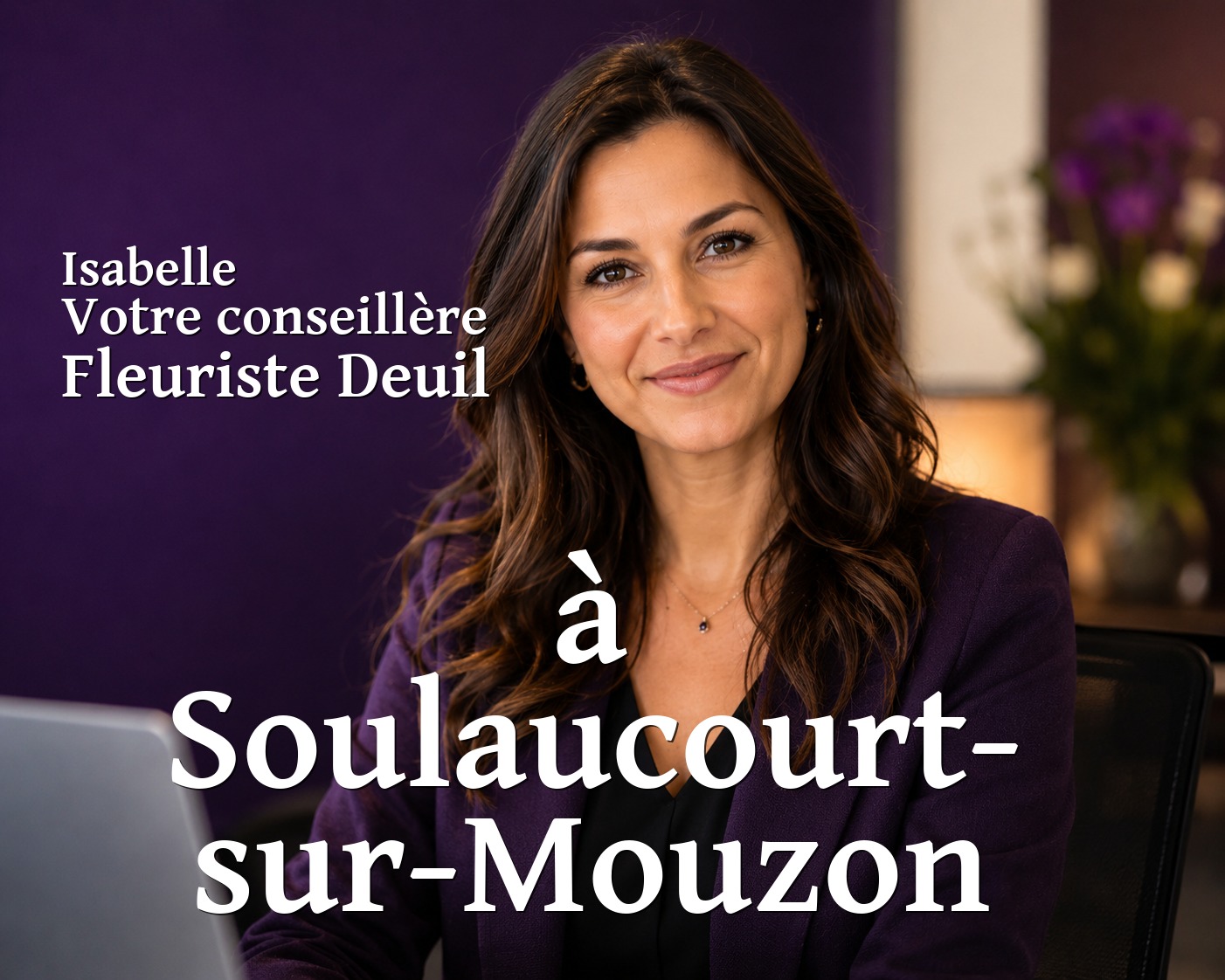 Isabelle, votre conseillère Fleuriste Deuil à Soulaucourt-sur-Mouzon