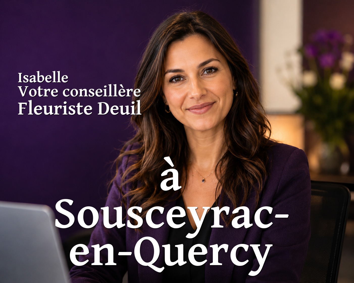 Isabelle, votre conseillère Fleuriste Deuil à Sousceyrac-en-Quercy