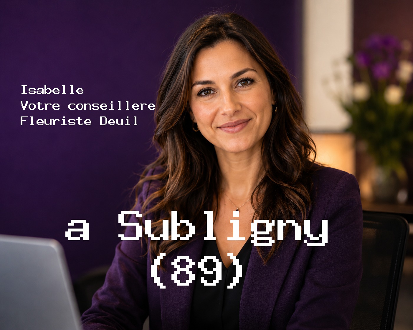 Isabelle, votre conseillère Fleuriste Deuil à Subligny (89)