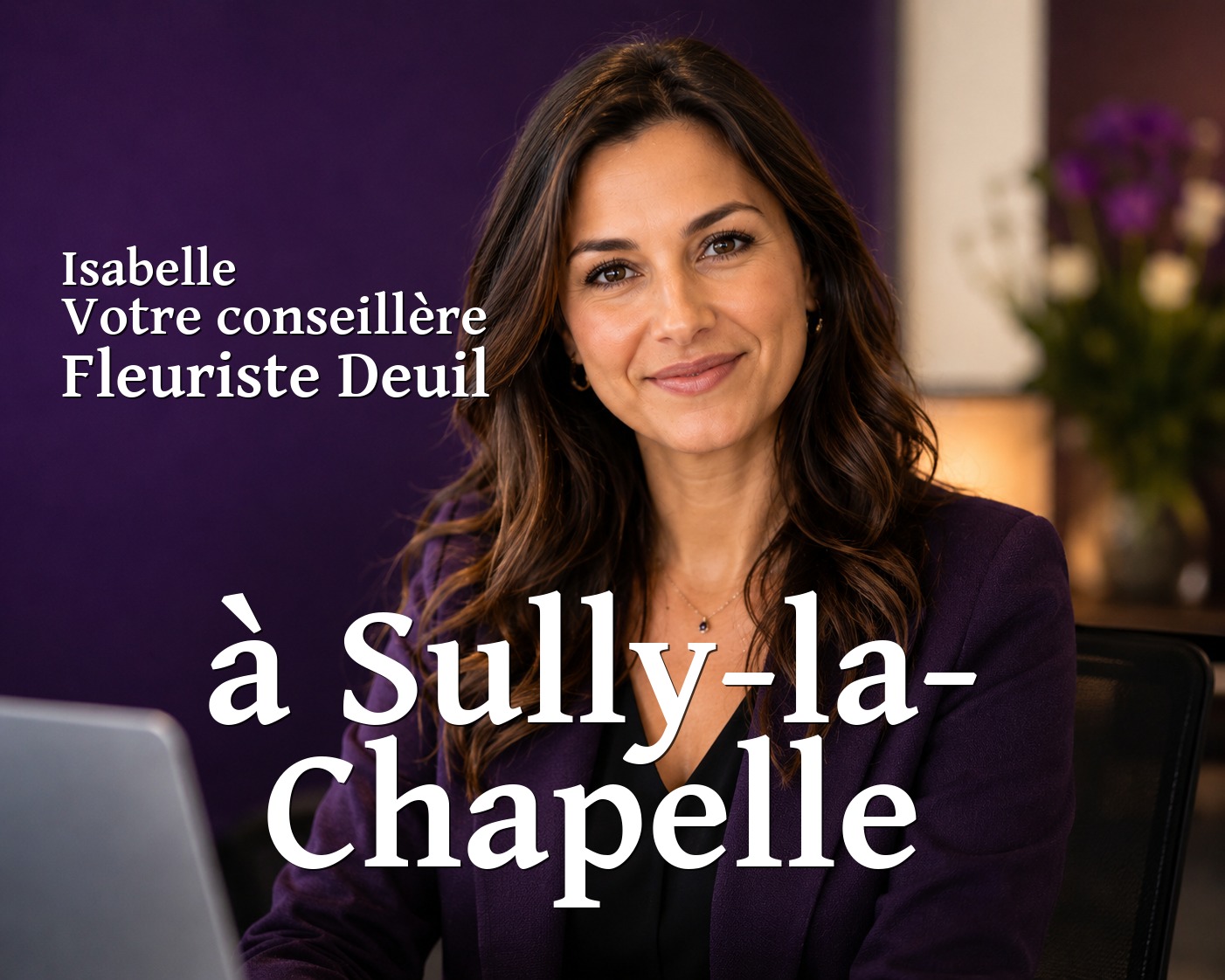 Isabelle, votre conseillère Fleuriste Deuil à Sully-la-Chapelle