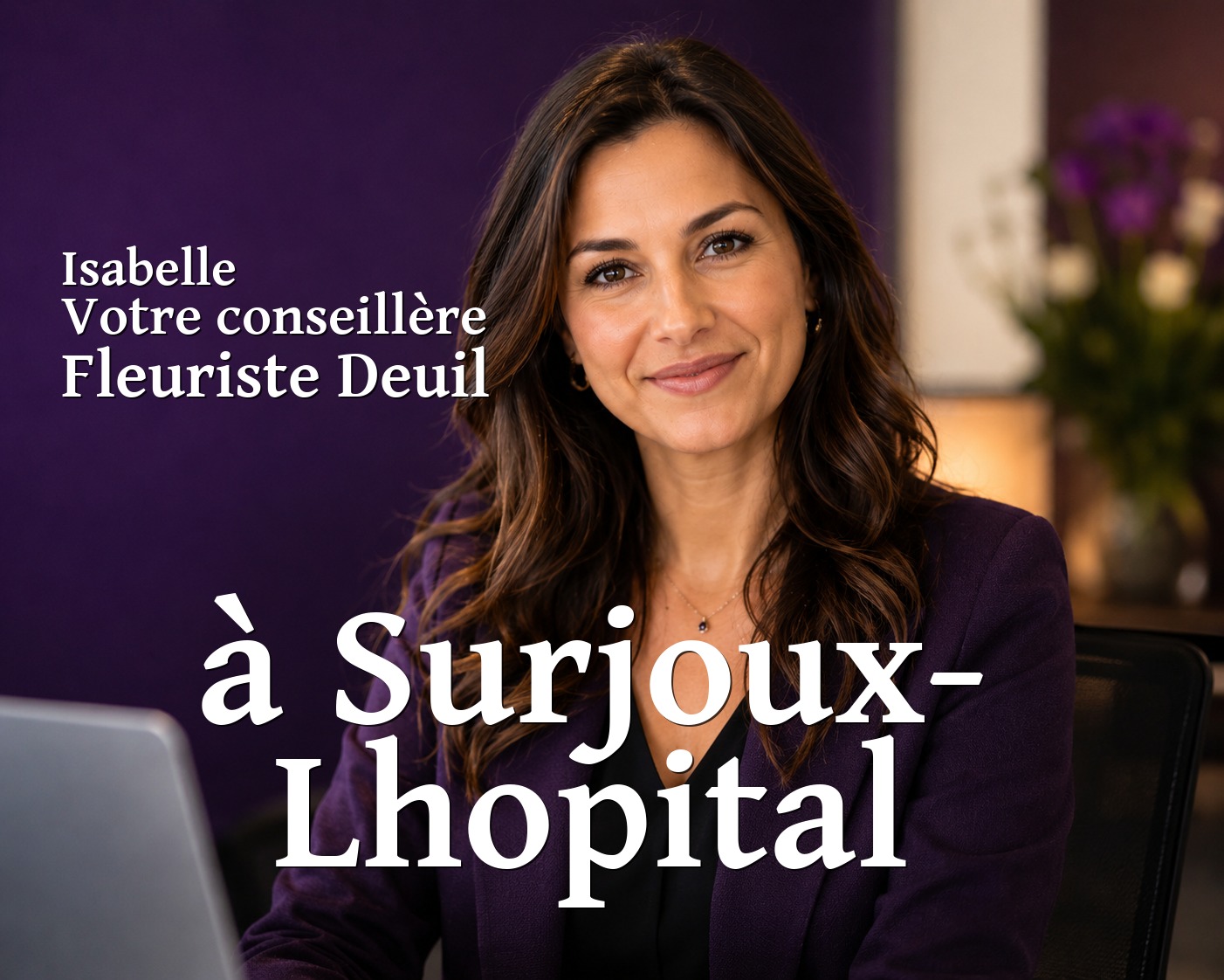 Isabelle, votre conseillère Fleuriste Deuil à Surjoux-Lhopital