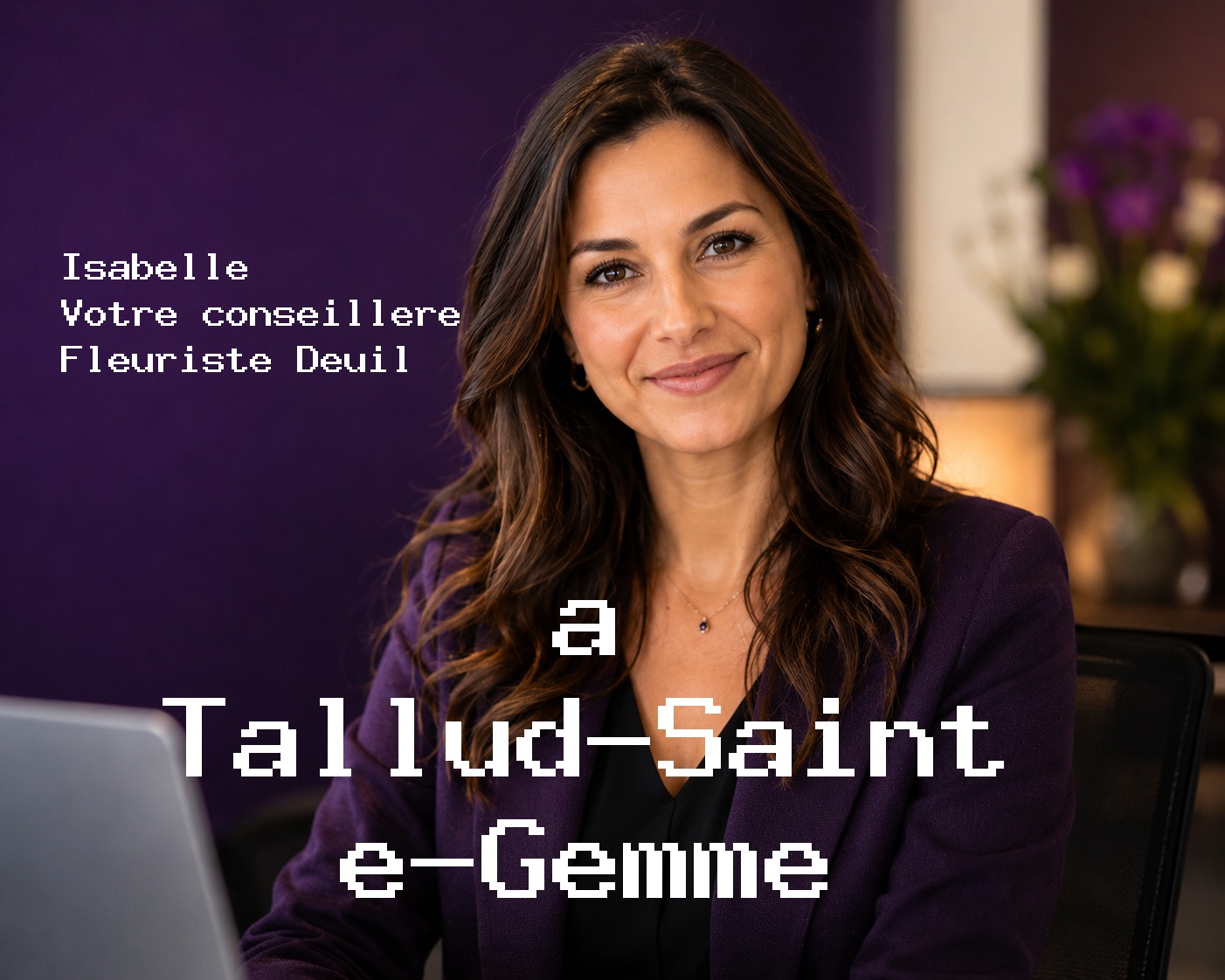 Isabelle, votre conseillère Fleuriste Deuil à Tallud-Sainte-Gemme