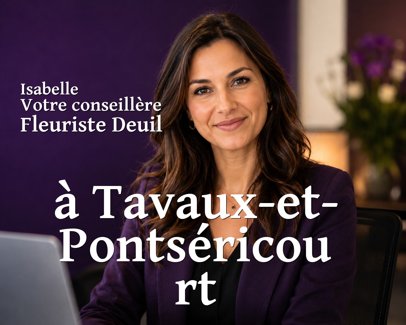 Isabelle, votre conseillère Fleuriste Deuil à Tavaux-et-Pontséricourt