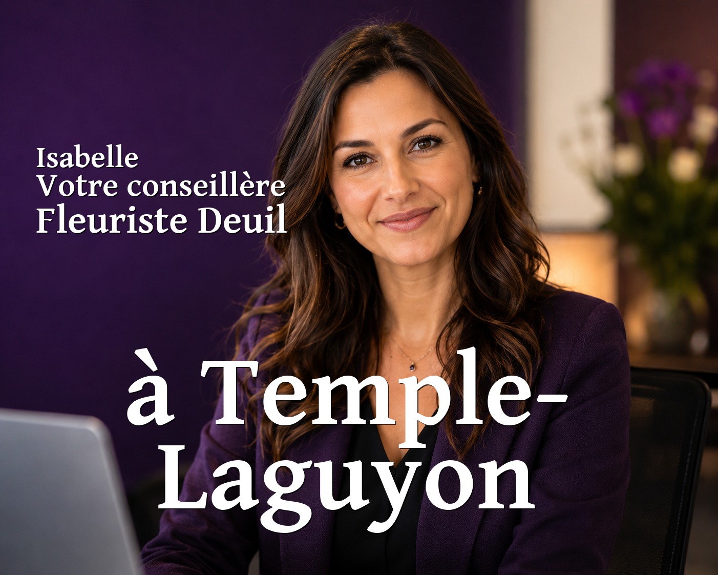 Isabelle, votre conseillère Fleuriste Deuil à Temple-Laguyon