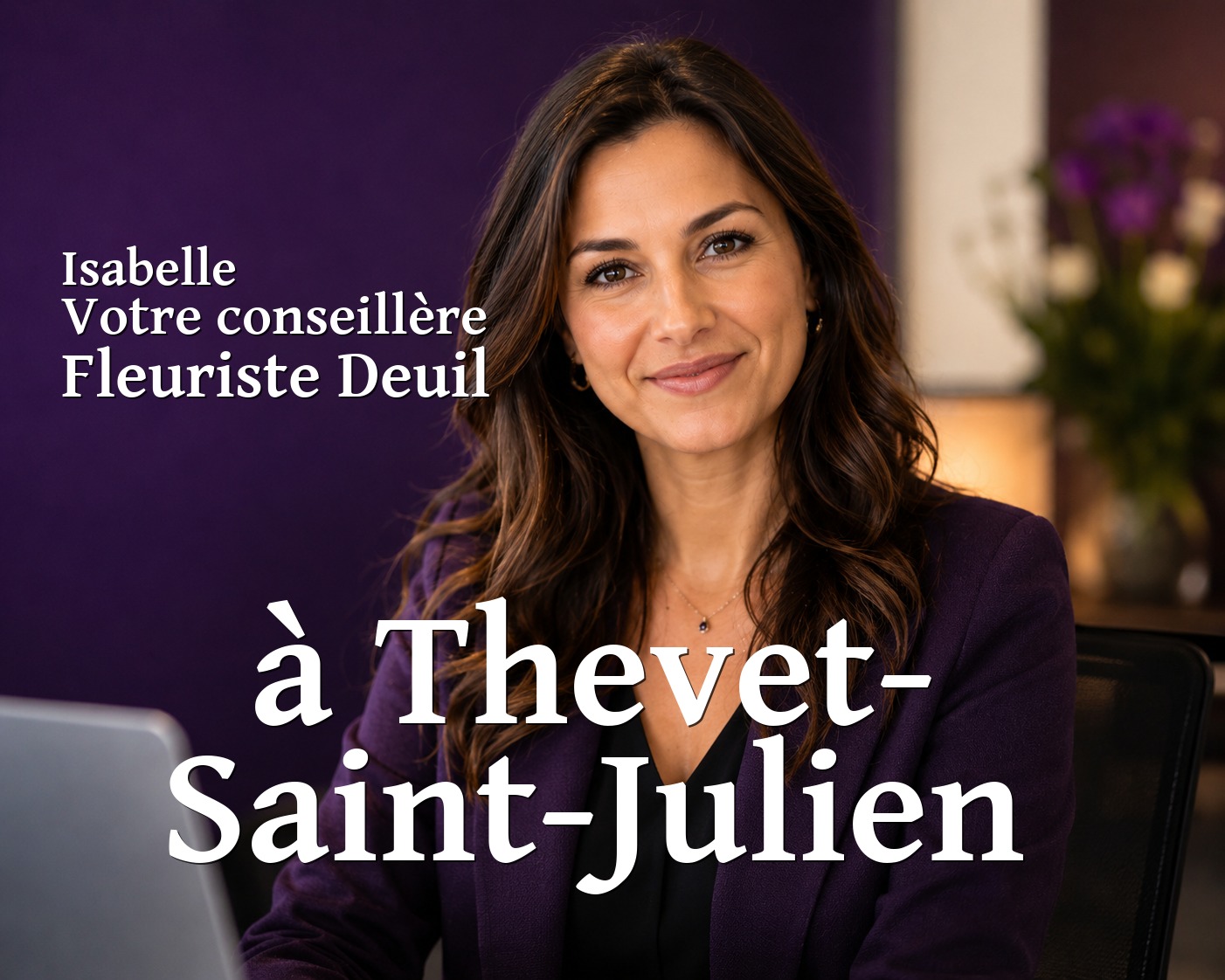Isabelle, votre conseillère Fleuriste Deuil à Thevet-Saint-Julien