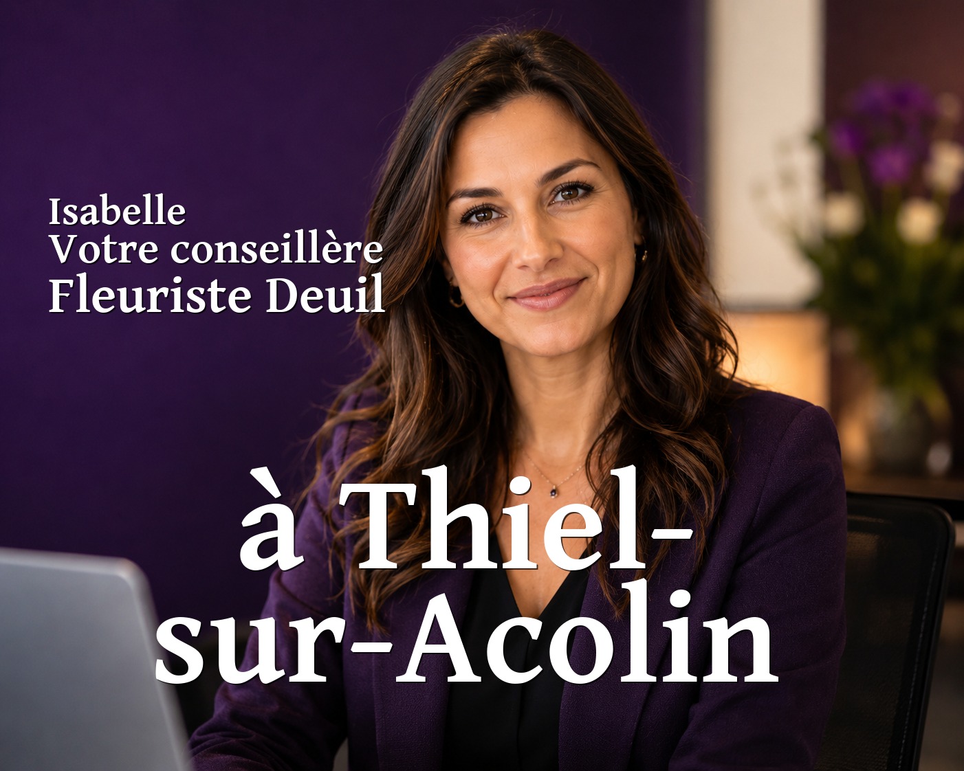 Isabelle, votre conseillère Fleuriste Deuil à Thiel-sur-Acolin