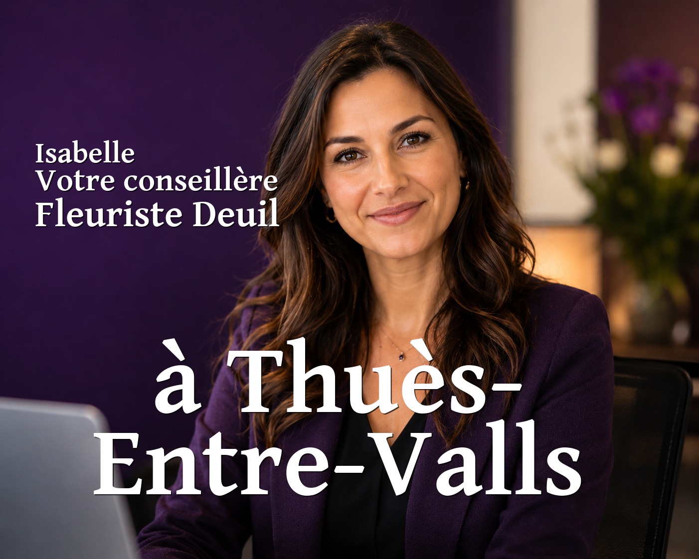 Isabelle, votre conseillère Fleuriste Deuil à Thuès-Entre-Valls
