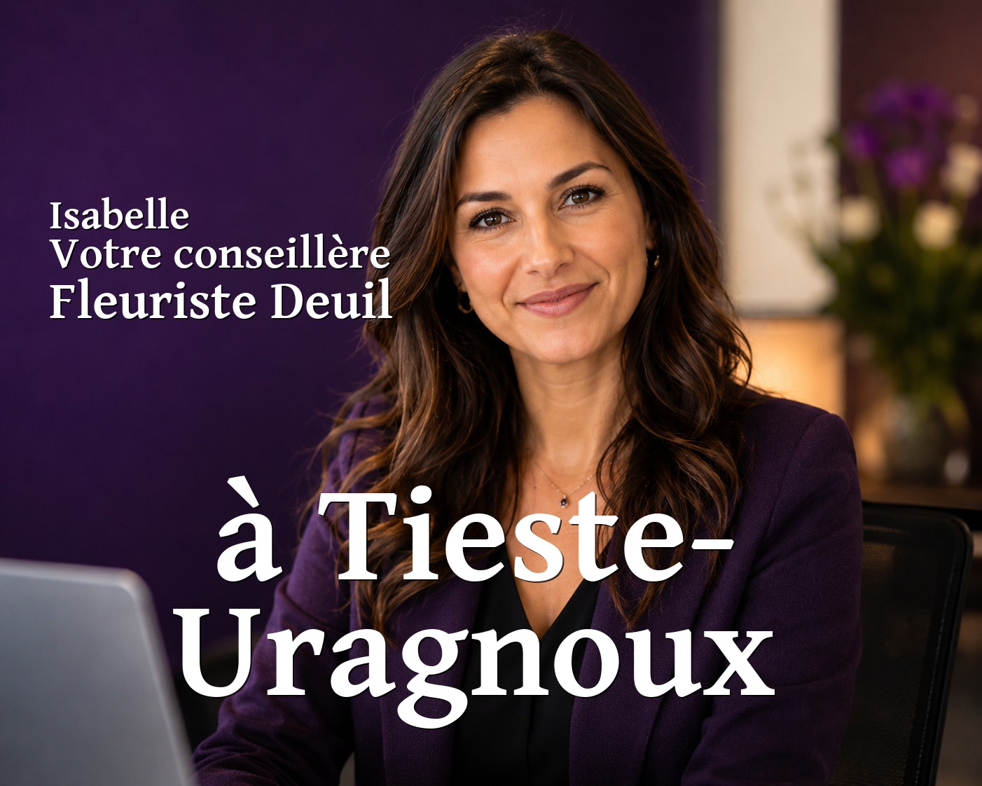 Isabelle, votre conseillère Fleuriste Deuil à Tieste-Uragnoux