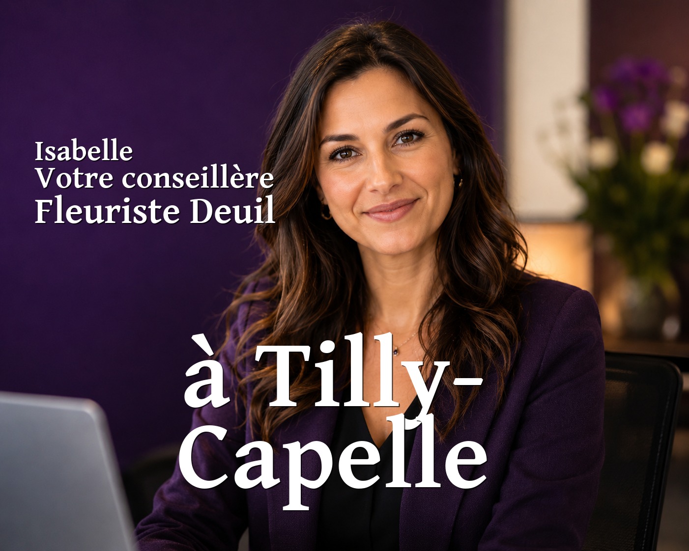 Isabelle, votre conseillère Fleuriste Deuil à Tilly-Capelle