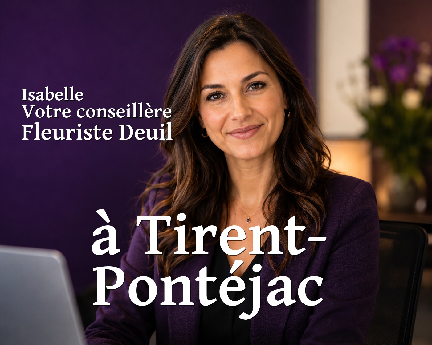 Isabelle, votre conseillère Fleuriste Deuil à Tirent-Pontéjac