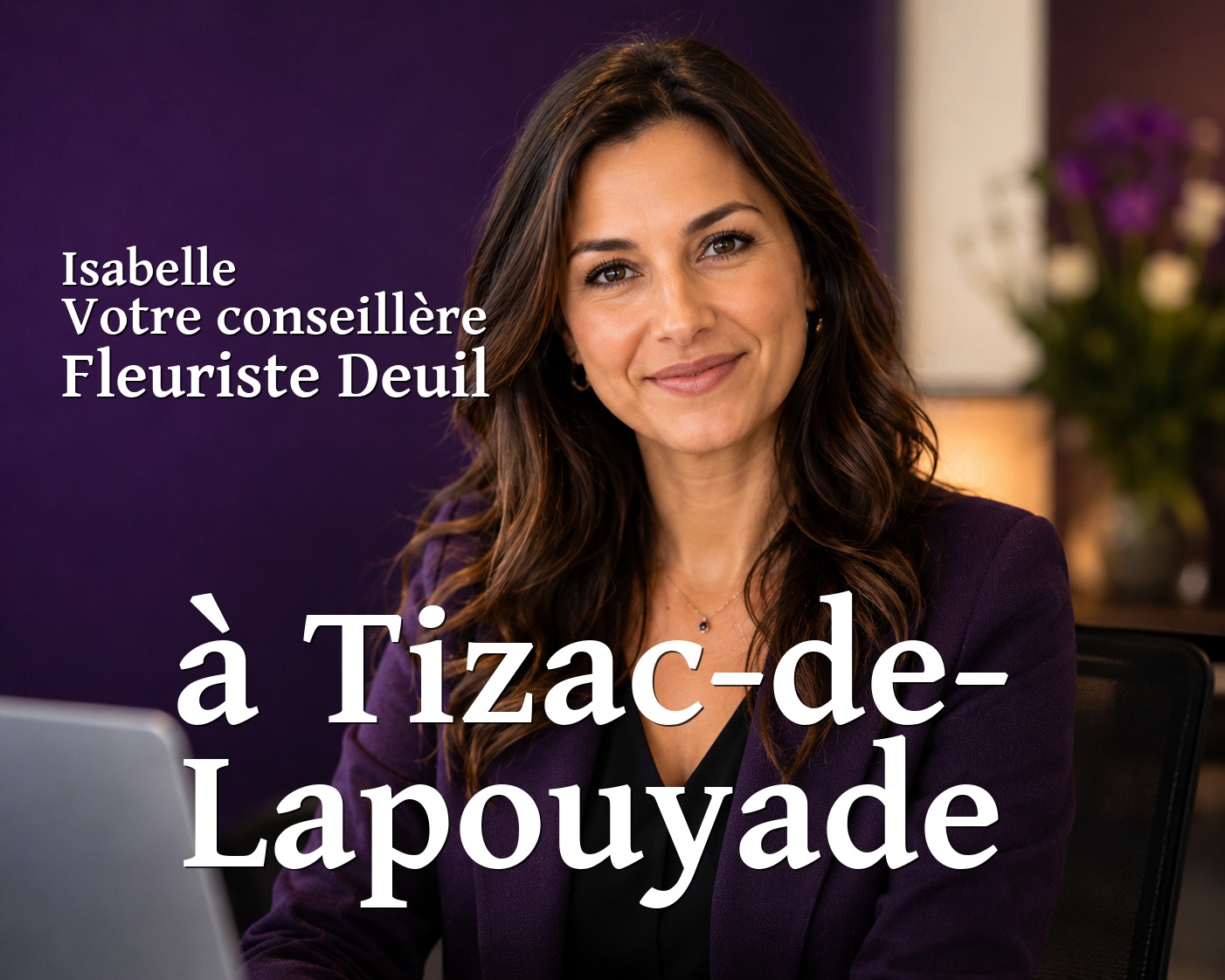 Isabelle, votre conseillère Fleuriste Deuil à Tizac-de-Lapouyade