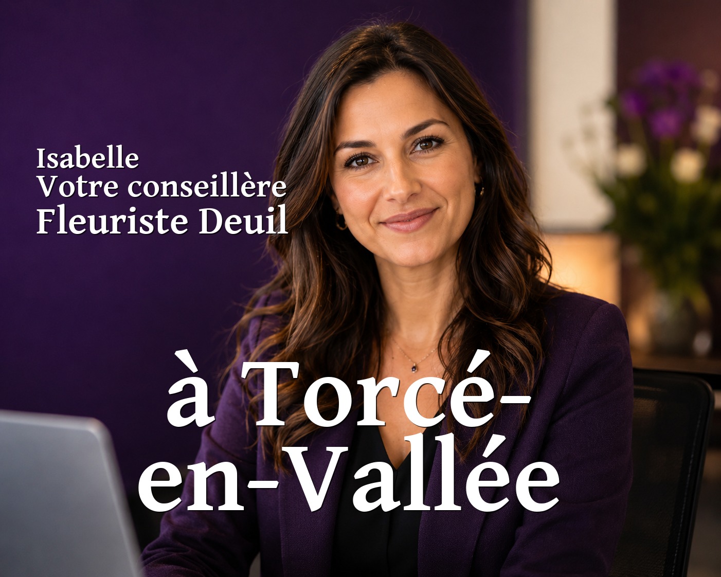 Isabelle, votre conseillère Fleuriste Deuil à Torcé-en-Vallée
