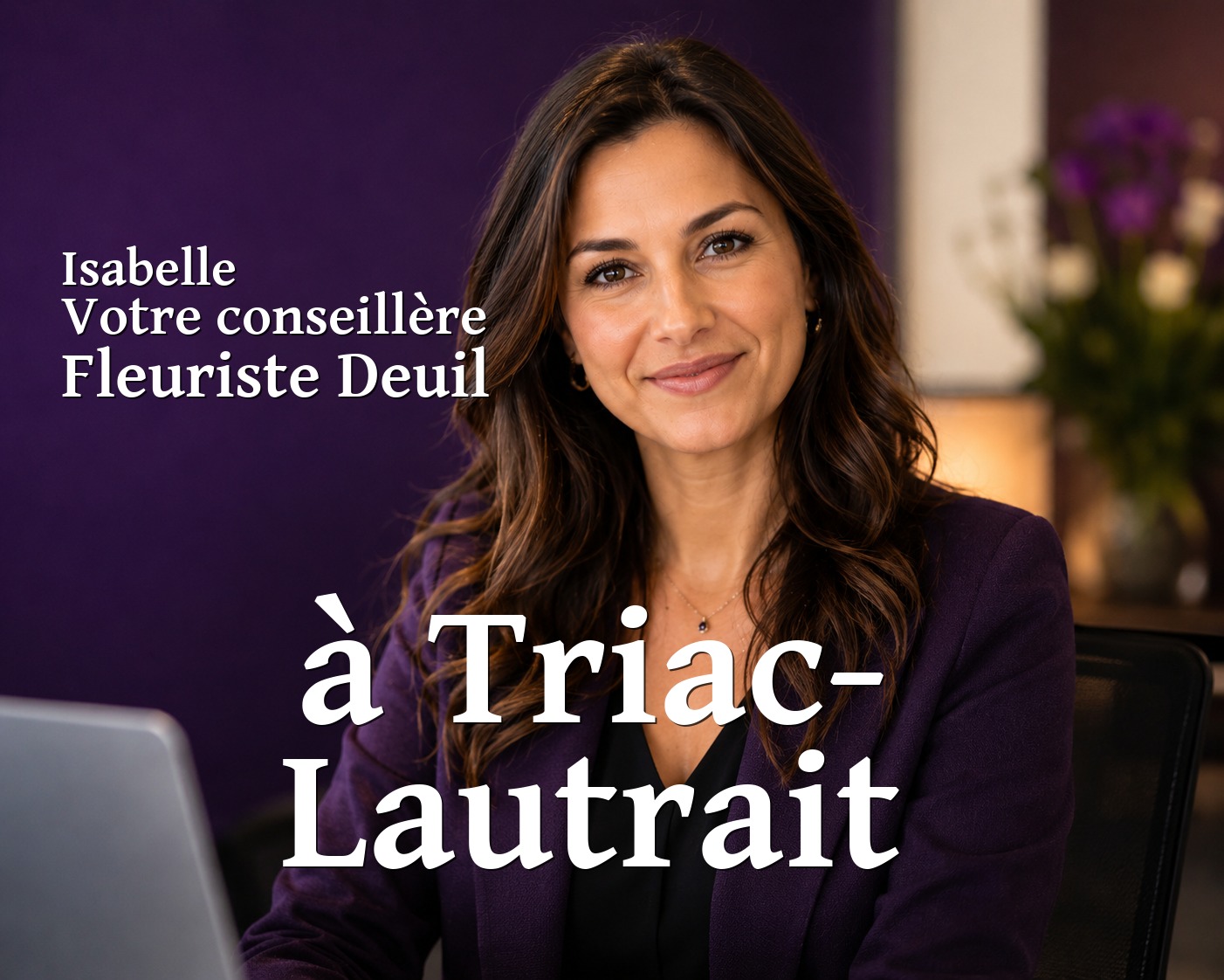 Isabelle, votre conseillère Fleuriste Deuil à Triac-Lautrait