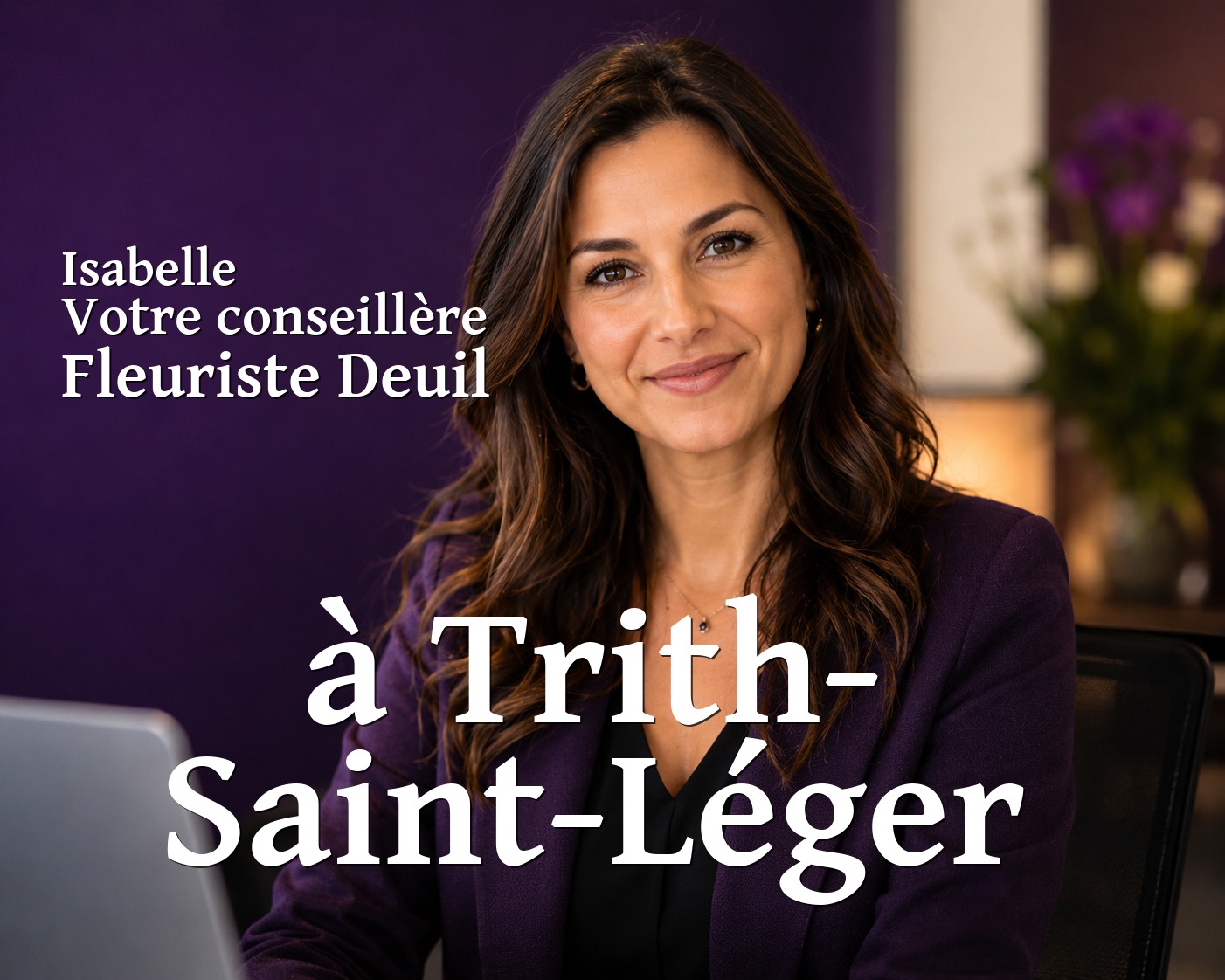 Isabelle, votre conseillère Fleuriste Deuil à Trith-Saint-Léger