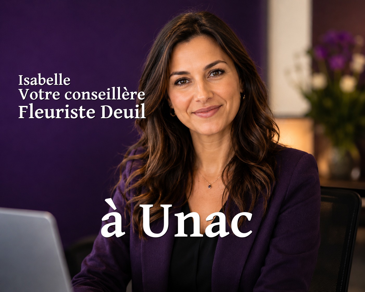 Isabelle, votre conseillère Fleuriste Deuil à Unac