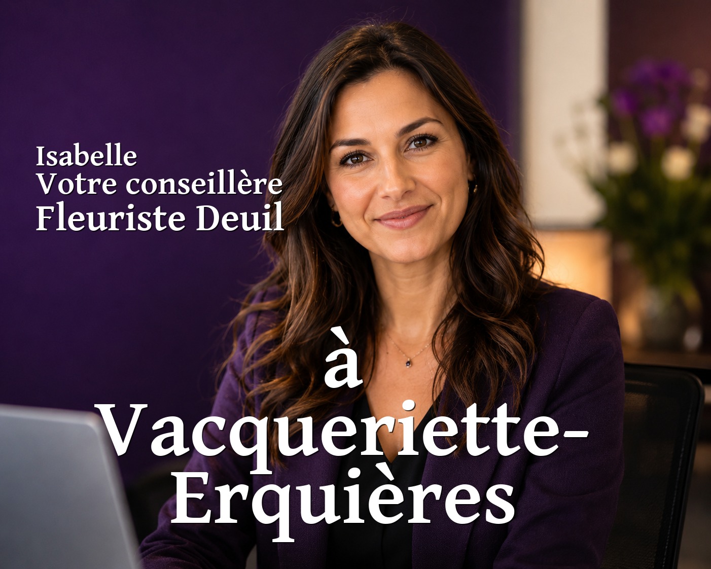 Isabelle, votre conseillère Fleuriste Deuil à Vacqueriette-Erquières