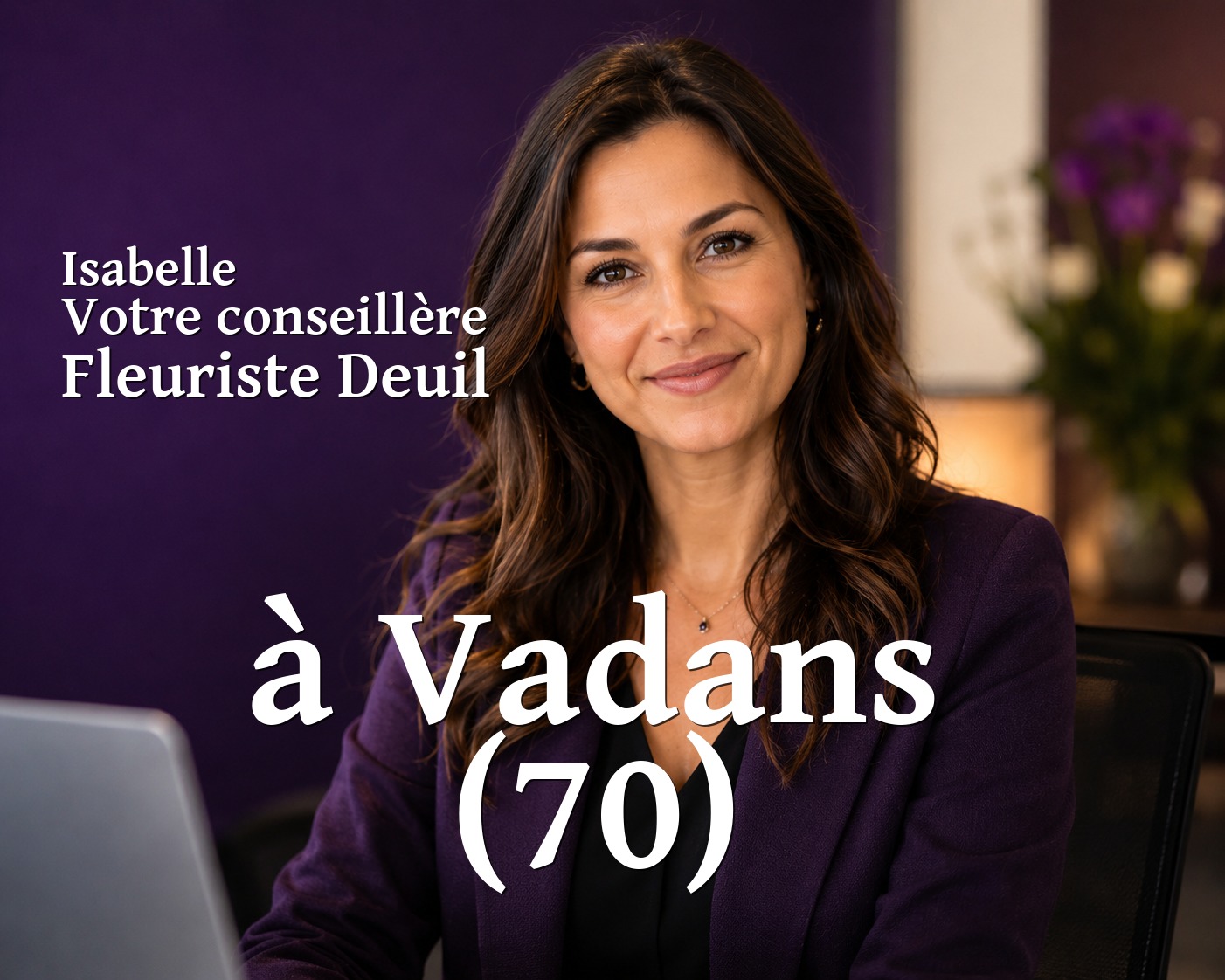 Isabelle, votre conseillère Fleuriste Deuil à Vadans (70)