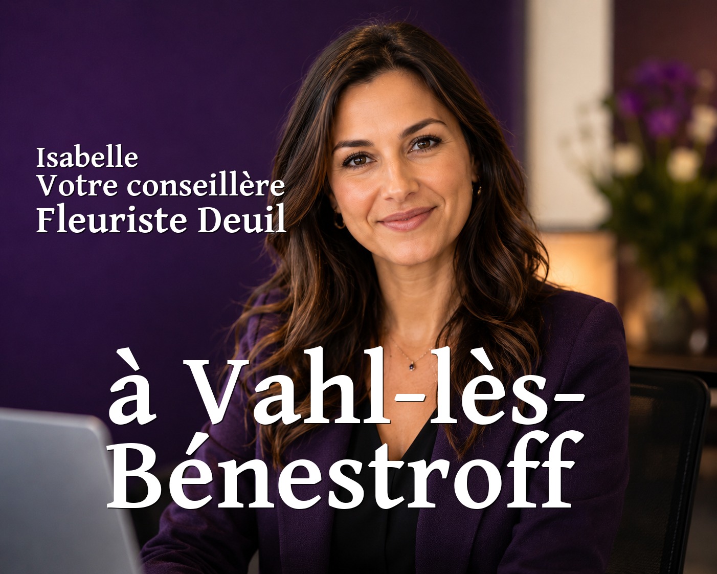 Isabelle, votre conseillère Fleuriste Deuil à Vahl-lès-Bénestroff