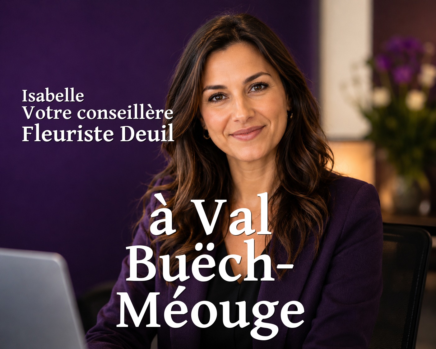 Isabelle, votre conseillère Fleuriste Deuil à Val Buëch-Méouge