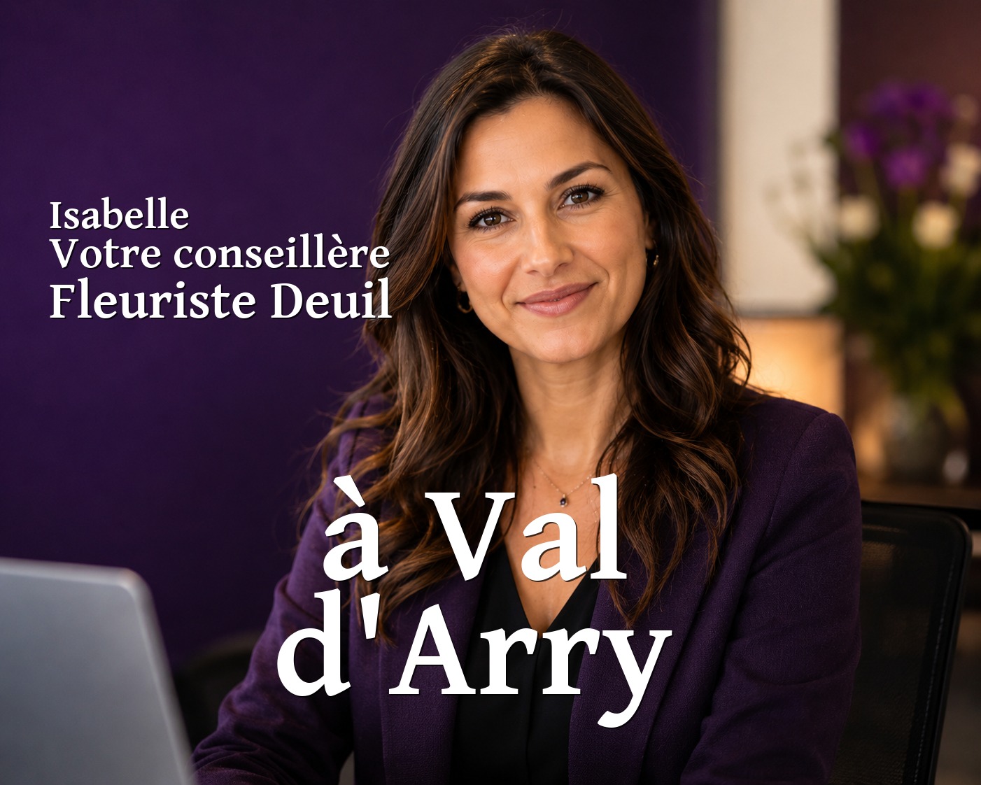 Isabelle, votre conseillère Fleuriste Deuil à Val d'Arry