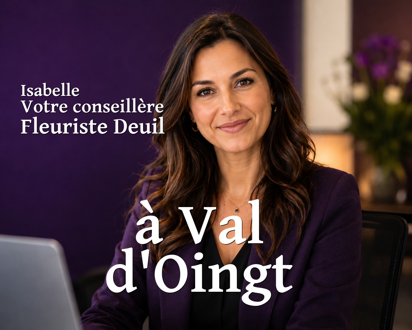 Isabelle, votre conseillère Fleuriste Deuil à Val d'Oingt