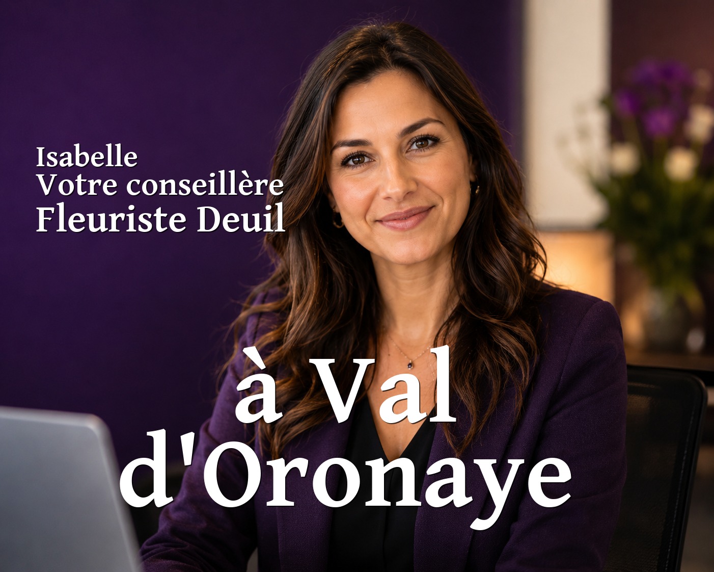 Isabelle, votre conseillère Fleuriste Deuil à Val d'Oronaye