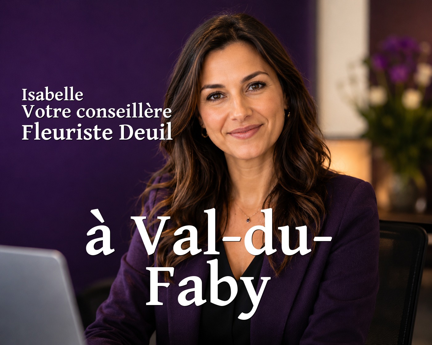 Isabelle, votre conseillère Fleuriste Deuil à Val-du-Faby