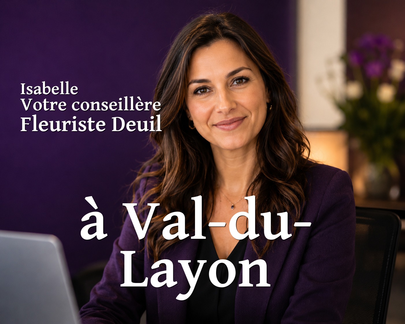 Isabelle, votre conseillère Fleuriste Deuil à Val-du-Layon