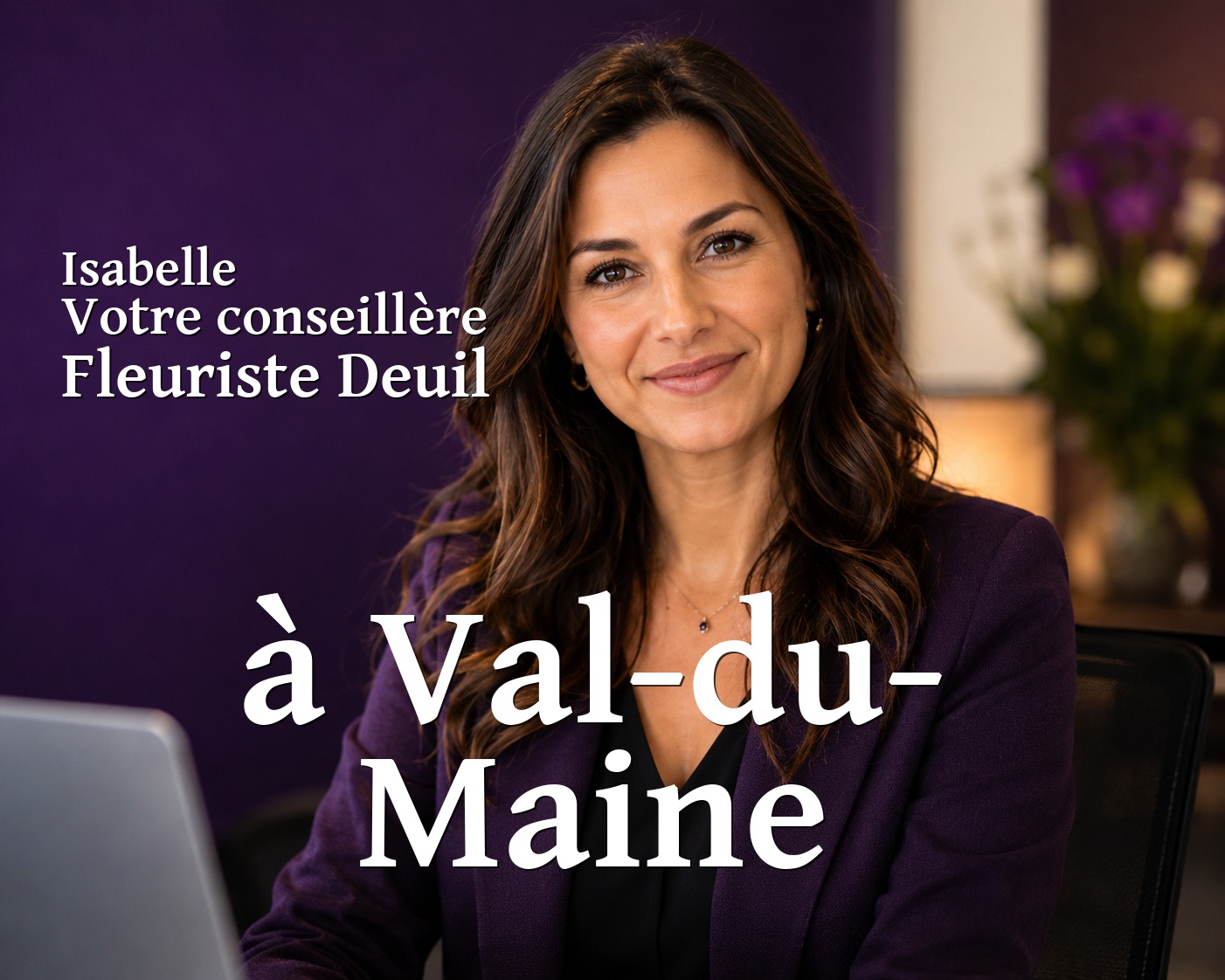 Isabelle, votre conseillère Fleuriste Deuil à Val-du-Maine