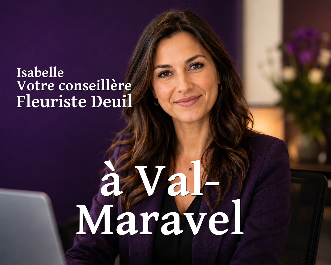 Isabelle, votre conseillère Fleuriste Deuil à Val-Maravel