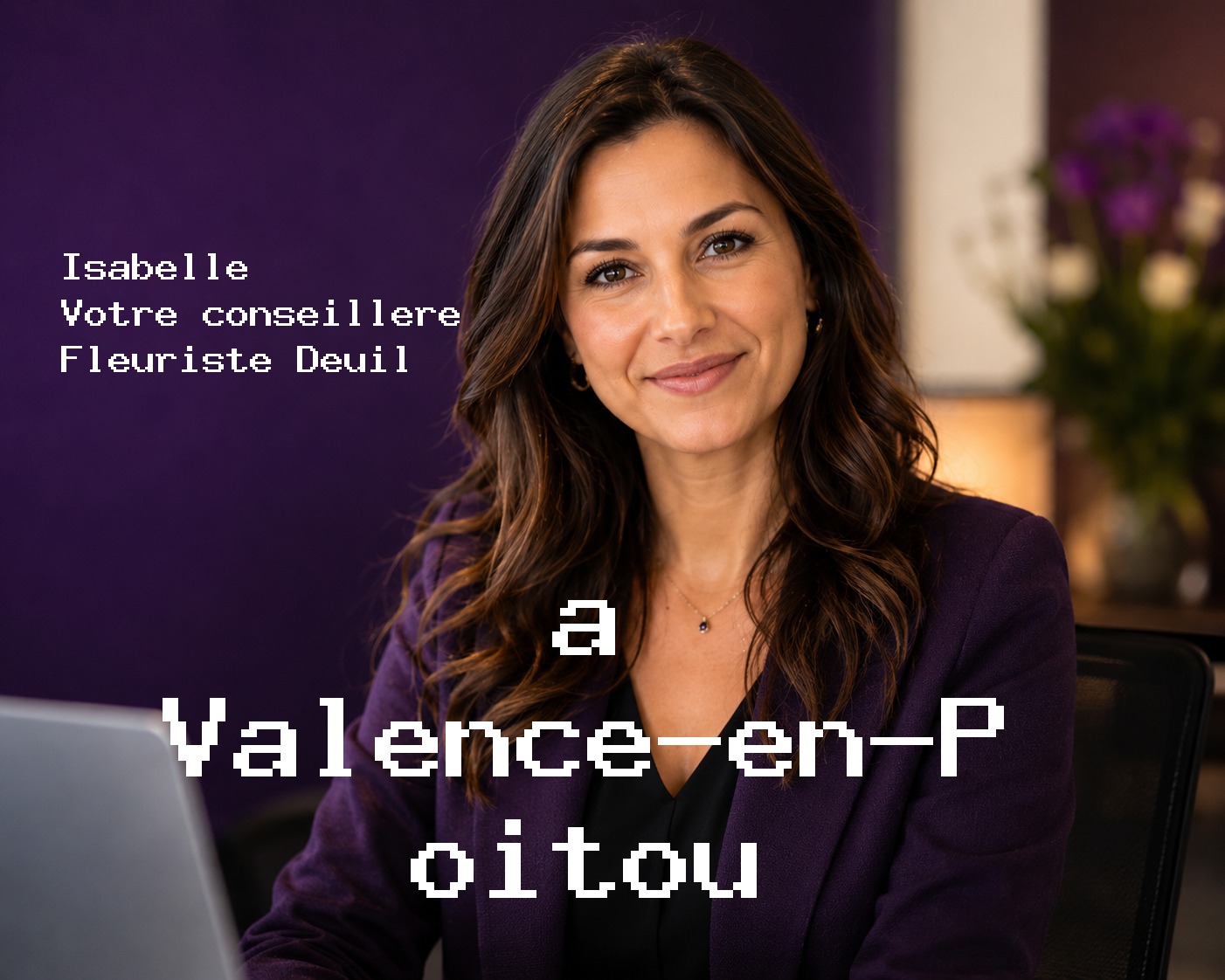 Isabelle, votre conseillère Fleuriste Deuil à Valence-en-Poitou