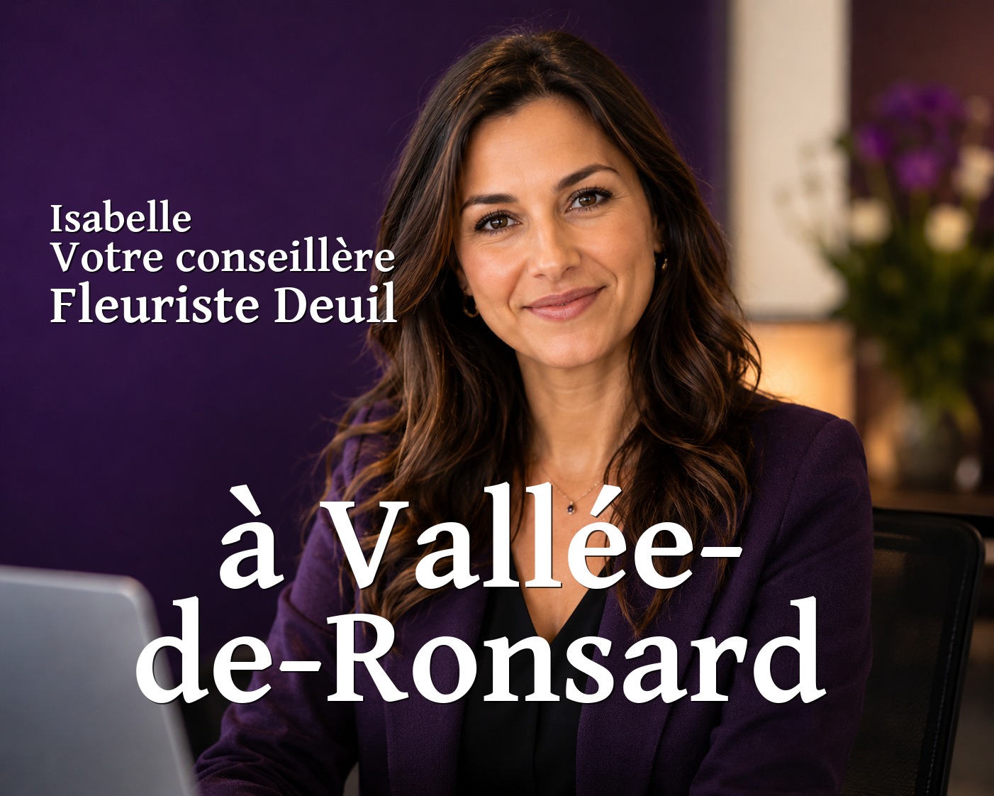 Isabelle, votre conseillère Fleuriste Deuil à Vallée-de-Ronsard