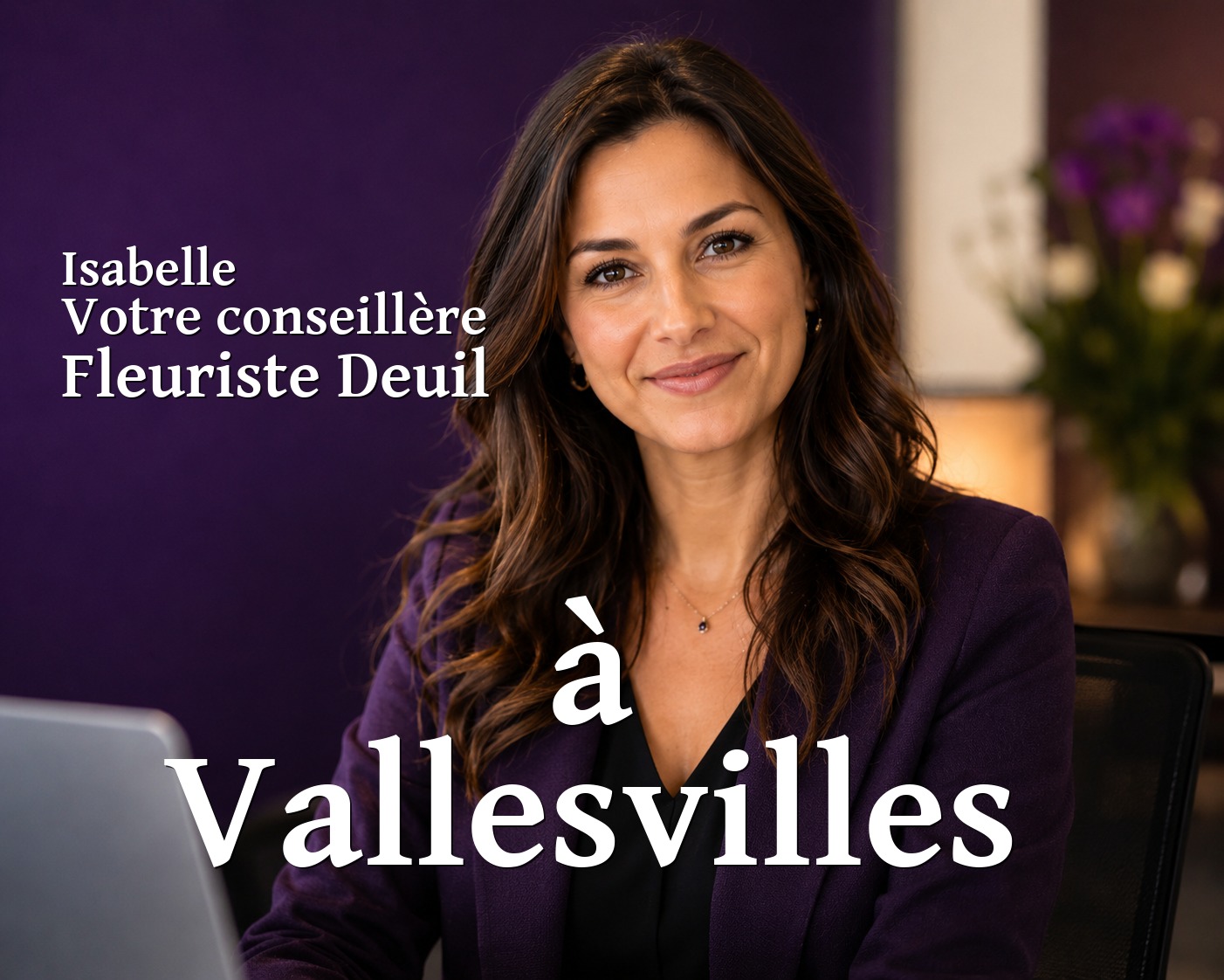Isabelle, votre conseillère Fleuriste Deuil à Vallesvilles