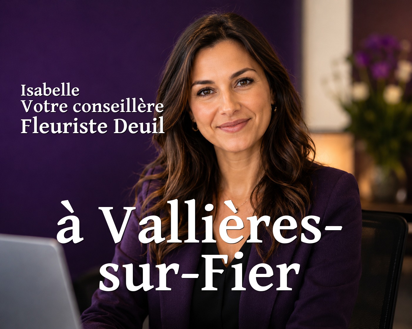 Isabelle, votre conseillère Fleuriste Deuil à Vallières-sur-Fier